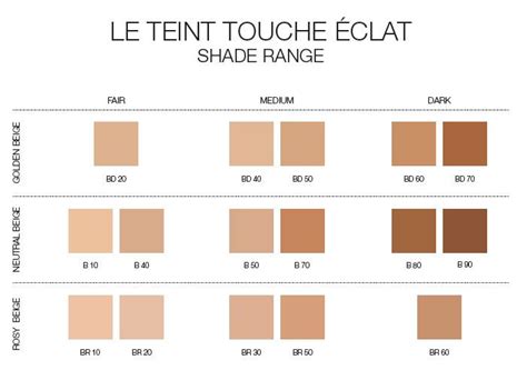 ysl touche eclat colour|ysl touche eclat colour chart.